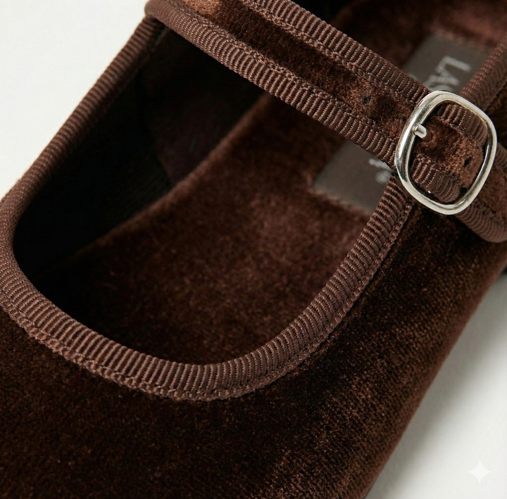 Lasorina Ballerine Mary Jane - Marrone