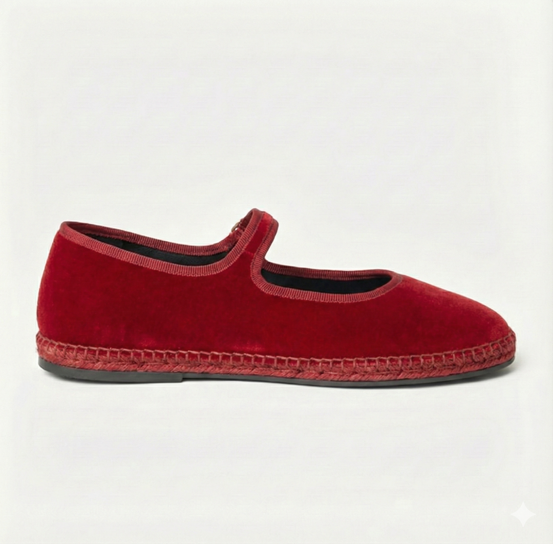 Lasorina Ballerine Mary Jane - Rosso