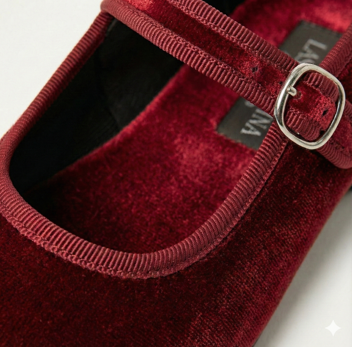 Lasorina Ballerine Mary Jane - Rosso